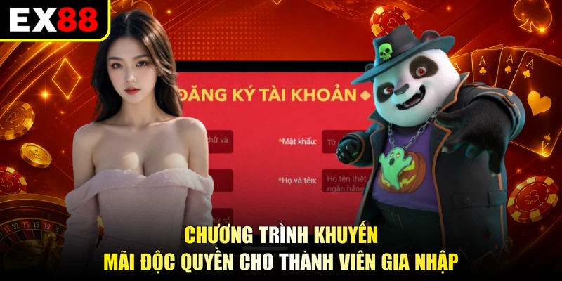 Chương trình khuyến mãi độc quyền cho thành viên gia nhập